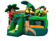 Rain Forest Kids Zone Jump and Slide