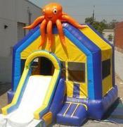 Octopus Bounce House with Slide 
