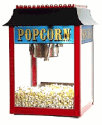 Popcorn Machine with Supplies for 50