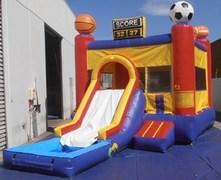 Sports Jump with slide and pool Sports Jump with slide and pool