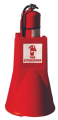 California Compliant 2A:20B:C 5LBS Fire Extinguisher with Caddy