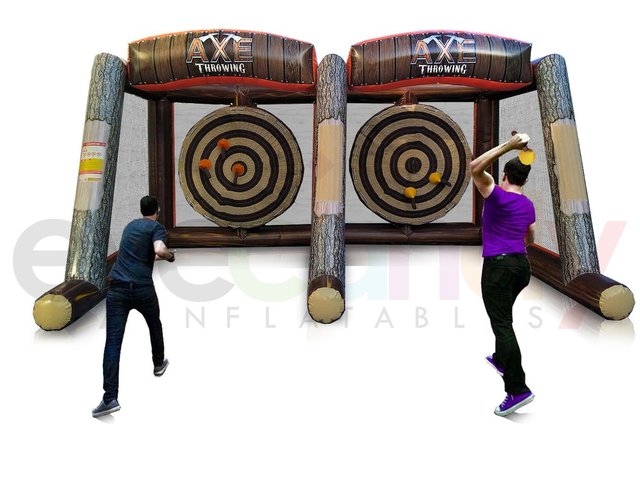 Double Axe Throwing Inflatable