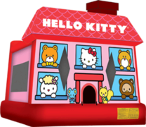 New Ninja 13x13 Hello Kitty Bounce House