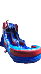 Octopus Water Slide 17 FT With Pool Attached