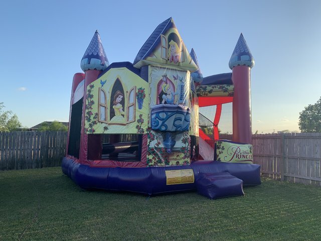 5-in-1 Disney Princesses Bounce House Combo