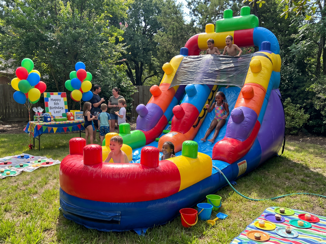 12ft Lego Junior Wet/Dry Slide rental in Austin TX