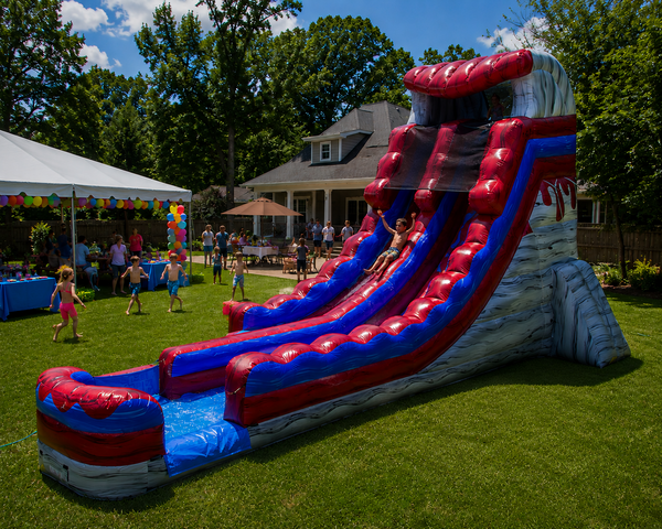 21 FT Lava Slide Single Lane Dry or Wet rental Austin TX