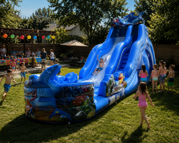 21 FT Shark Slide Dry or Wet rental Austin TX