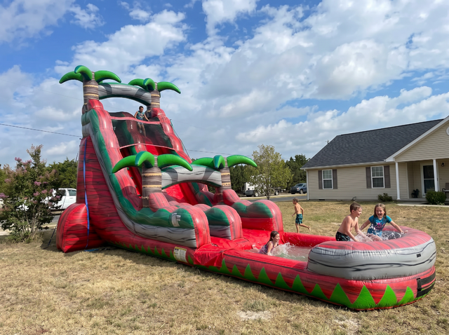 22ft Ruby Crush Water Slide rental in Austin TX