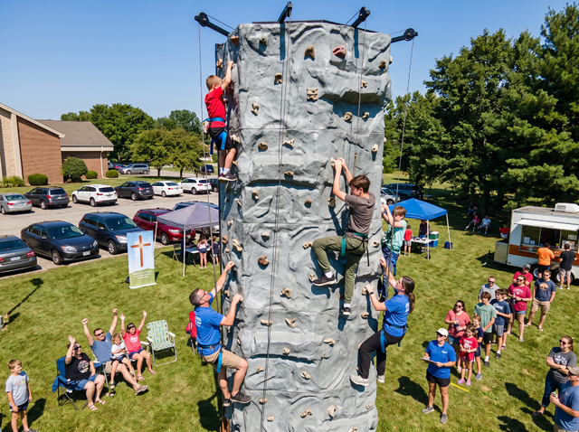 25ft 5-Station Rock Wall rental Austin TX