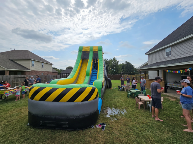 Caution Big Splash Slide Dry or Wet rental Austin TX
