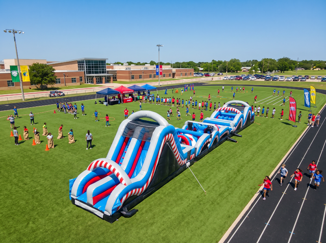 96ft Racing Obstacle Course rental Austin TX