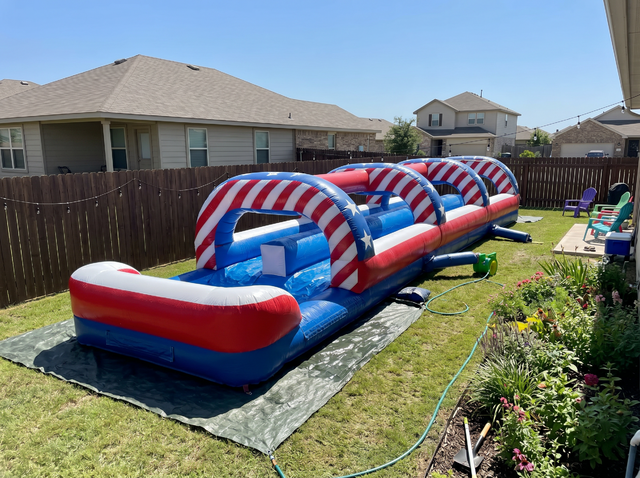 All American Double Lane Slip & Slide rental in Austin TX