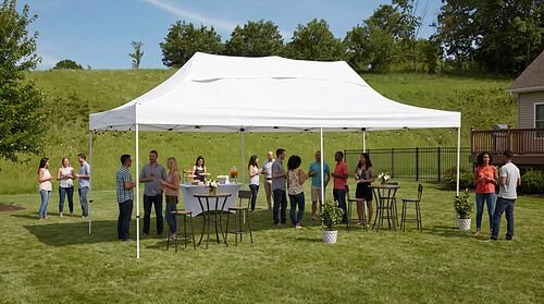 Party tent and canopy rental for outdoor events in Austin TX