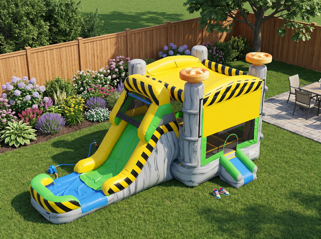 Caustic Drop Combo Wet/Dry Slide rental Austin TX