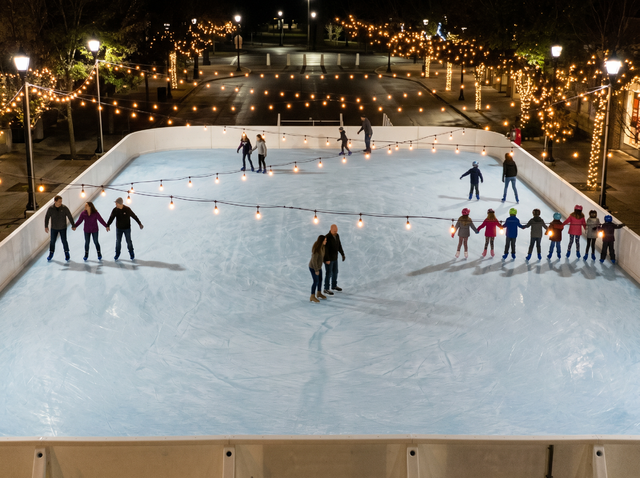 Ice Skating Rink 40x40 rental Austin TX