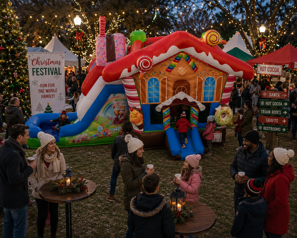 Sugar Land Combo rental Austin TX holiday themed inflatable Travis County