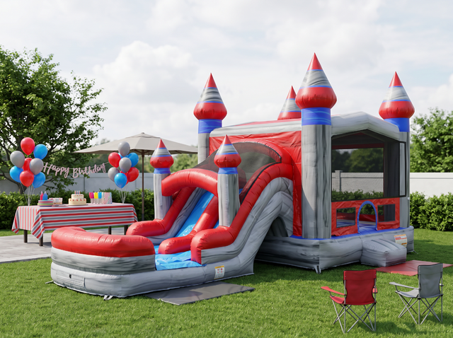 Titanium Bounce House Combo rental Austin TX