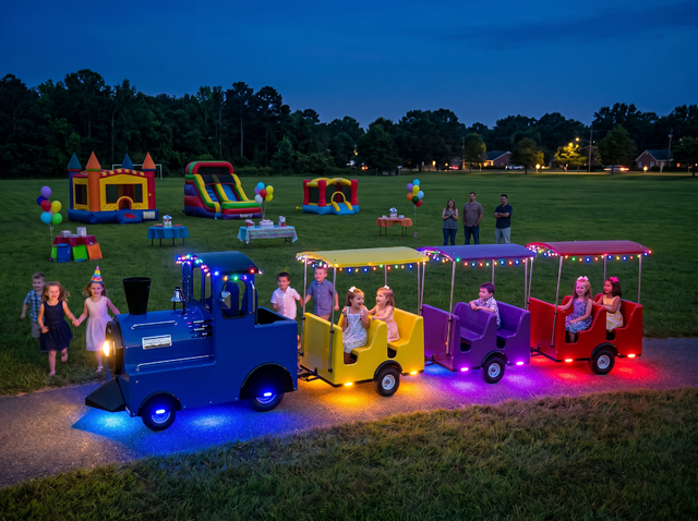 Trackless Train rental Austin TX