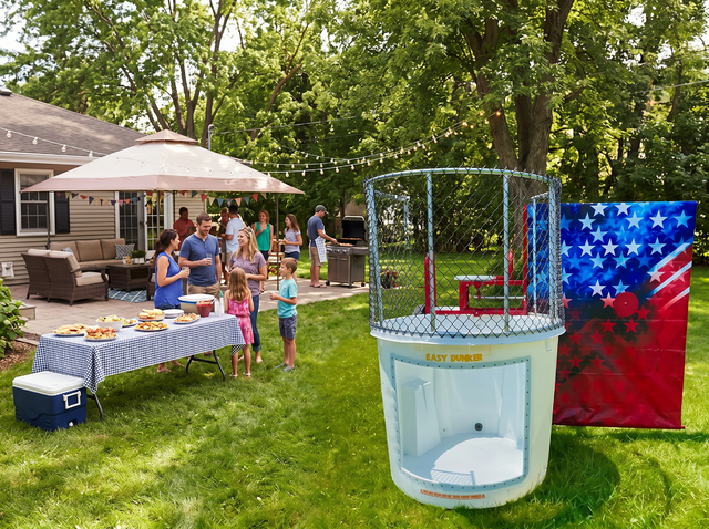 Dunk tank rental for school carnivals and fundraisers in Austin TX