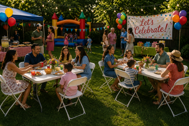 Party Chairs rental Leander TX Williamson County event