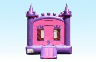 Pink & Purple Castle Bounce House 