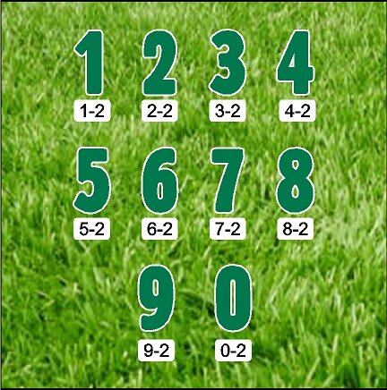Number Set-1 - green 24