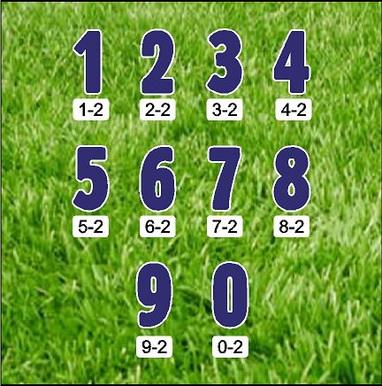 Number Set-1 - purple 24