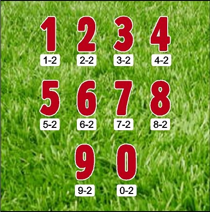 Number Set-1 - red 18