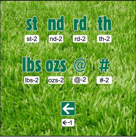 Symbols Set-1 - green