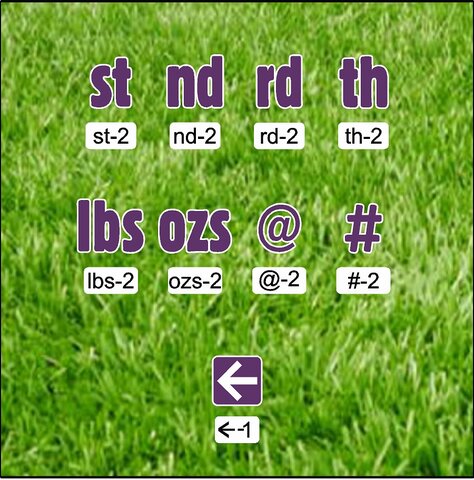 Symbols Set-1 - violet