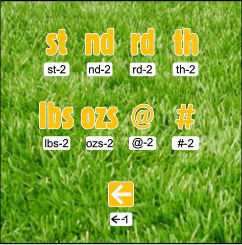 Symbols Set-1 - yellow
