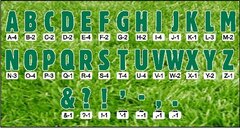 Letters Set-1 - green 18"