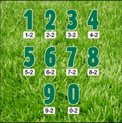 Number Set-1 - green 18"