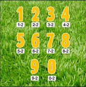 Number Set-1 - yellow 24"