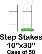 Step Stakes - 10"x30" (Case of 50)