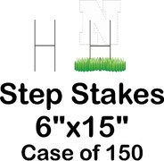 Step Stakes - 6"x15" (Case of 150)