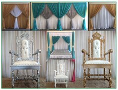 THRONE CHAIRS & BACKDROPS
