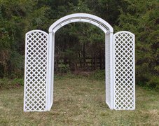 White Wedding Garden Arch