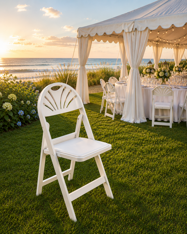 White Folding Chair
