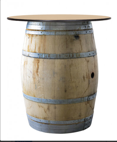 Wine Barrel w/Top