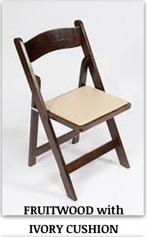 Fruitwood Folding Chair