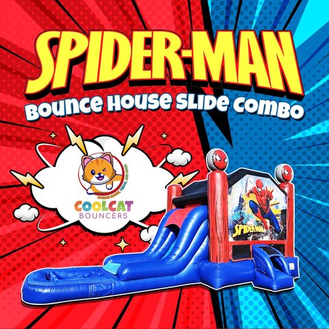 Spiderman Bounce House Slide Combo