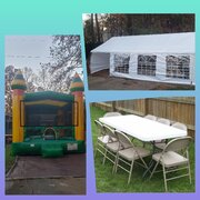  Bounce House, Tent, Chairs &Tables Package