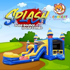 Splash Slide Bounce House Combo