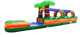 Slip N Slide tropical palms 