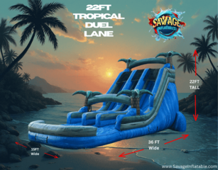 22FT Tropical Duel Lane (Wet Only)