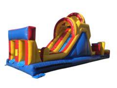 40FT Obstacle Course w/Slide (Dry slide only)