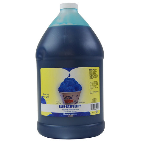 Sno-Cone Syrup Blue Raspberry 1gl