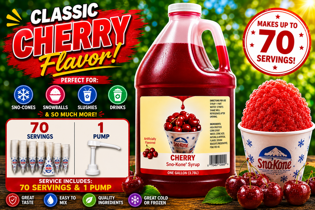SnowCone Syrup Cherry